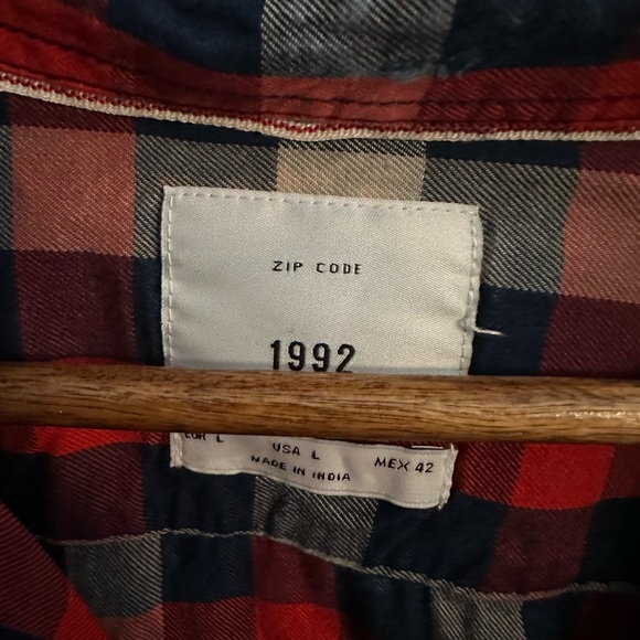 Zipcode Flannel L - Picture 3 of 3